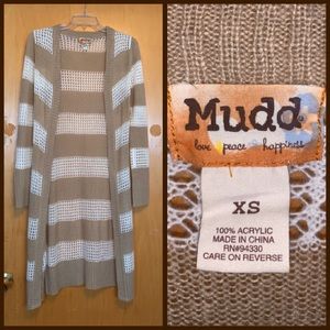 Long, lightweight cardigan.